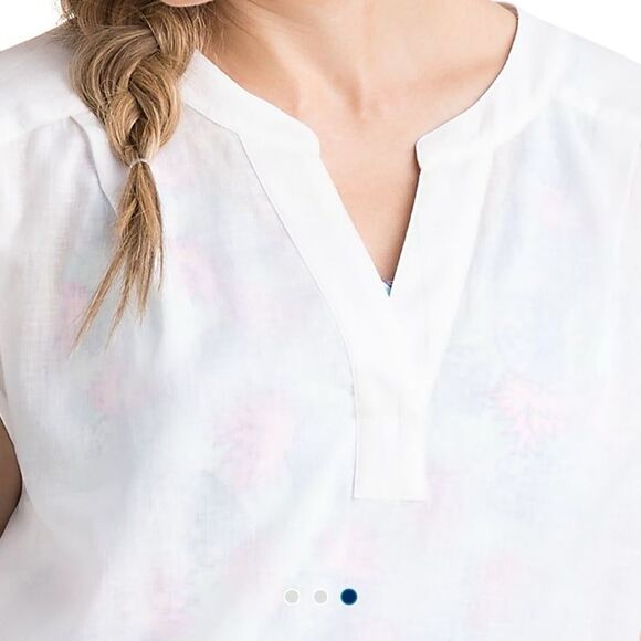 Vineyard Vines Dolman Sleeve Cover Up Dress double duty Linen Sz xxs - Picture 3 of 8